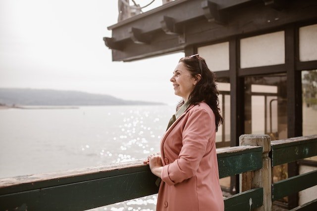 woman enjoying view perimenopause
